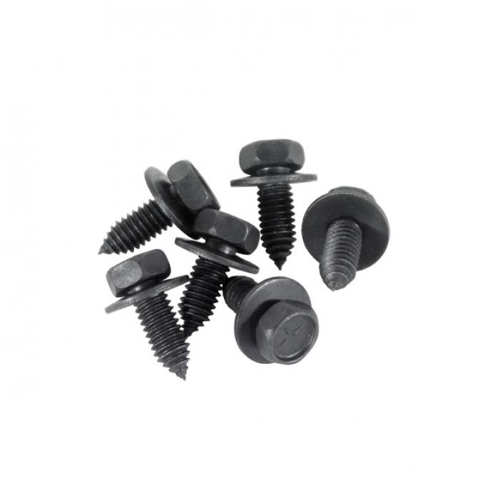 Corvette Decklid Latch Screw Set, 1963-1975