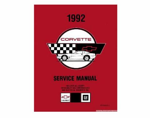 Corvette Service Manual, 1992