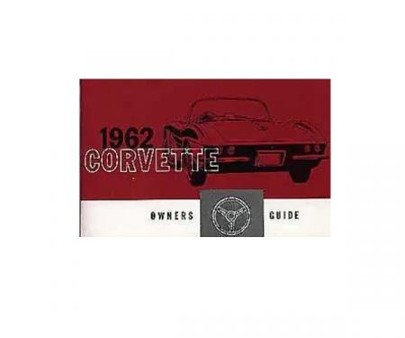 Corvette Owners Manual, 1962