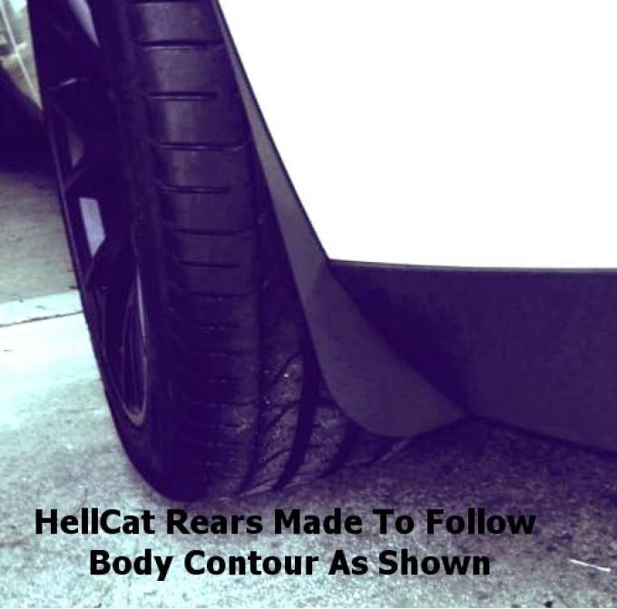 Dodge Challenger Hellcat Stealth Splash Guard Kit, 2015-2017