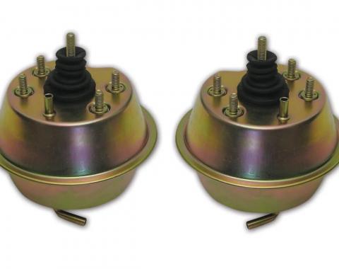 Redline Restomotive® 1968-1982 Chevrolet Corvette Headlight Door Vacuum Actuators, Pair