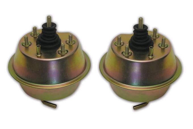 Redline Restomotive® 1968-1982 Chevrolet Corvette Headlight Door Vacuum Actuators, Pair