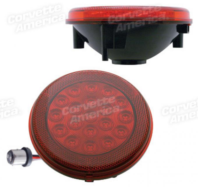 Corvette Led Tail Light - Red, 1984-1990