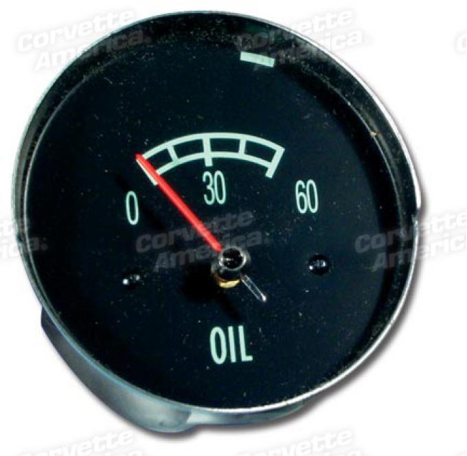 Corvette Oil Gauge, 60#, 1965-1967