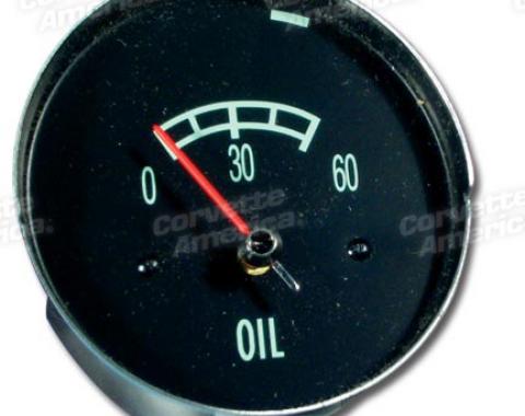 Corvette Oil Gauge, 60#, 1965-1967