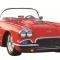 United Pacific 25 LED 12V Front Parking Light, Amber Lens For 1953-62 Chevy Corvette CPL5362A