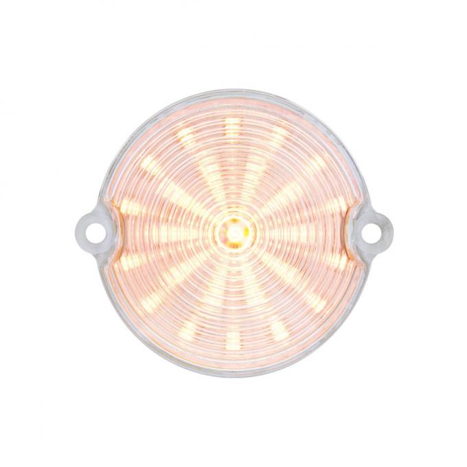 United Pacific 25 LED 12V Front Parking Light Clear Lens For 1963-67 Chevy Corvette CPL6367C