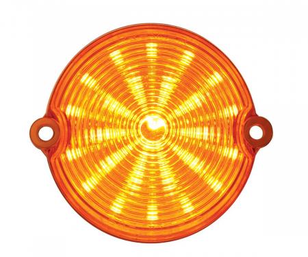 United Pacific 25 LED 12V Front Parking Light, Amber Lens And Amber LED For 1963-67 Corvette CPL6367A