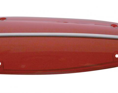 United Pacific Stainless Steel Outer Tail Light Lens For 1958-60 Chevy Corvette C5860