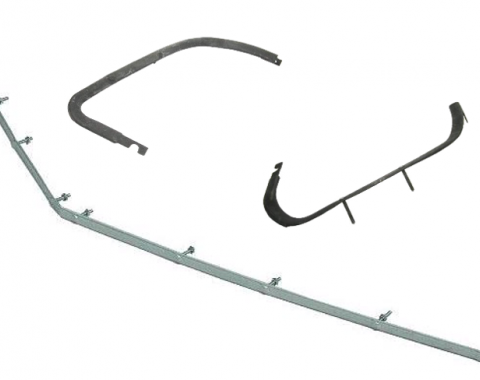 Corvette Front Bumper Retainer Kit, for Urethane Bumpers, 1973-1974