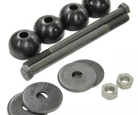 Corvette Rear Leaf Spring Bolt Kit, Long Bolts, With Urethane Cushions, 1963-1982