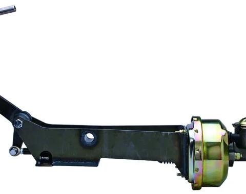 Classic Performance Frame Mounted Complete Power Brake Booster Kit W/ Pedal for 49-54 Chevy Car, 7" Single, Auto Trans Only 4954BB24-7D