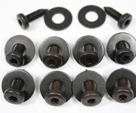 Corvette Hardtop Mounting Bracket Bolt Set, 1986-1996
