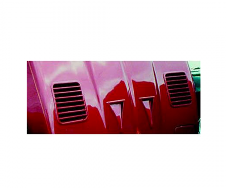 Corvette Hood Louvers, 1984-1996