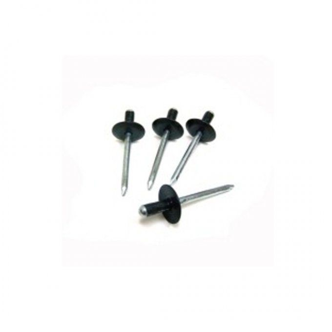 Redline Restomotive® 1975-1982 Chevrolet Corvette Rear License Bracket Attaching Rivet Set