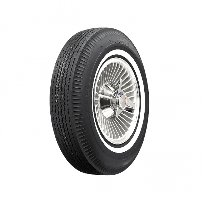 Corvette Tire, Firestone 6.70X15 1 Inch Whitewall, 1962-1964