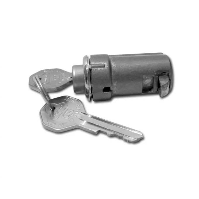 Corvette Glove Box Lock Assembly, (Except 63) 1956-1967