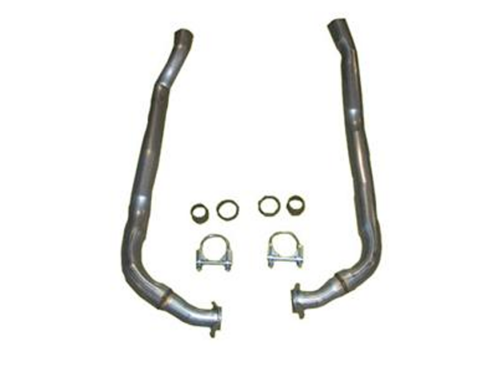 Corvette Exhaust Pipes, Front 2" to 2 1/2" Automatic, 1968-1974