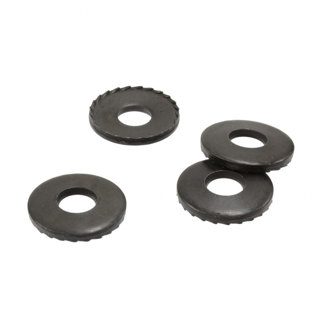 Corvette Radiator Support/Bumper Serrated Washer, 7/16 Inside Diameter, Set of 4, 1973-1979