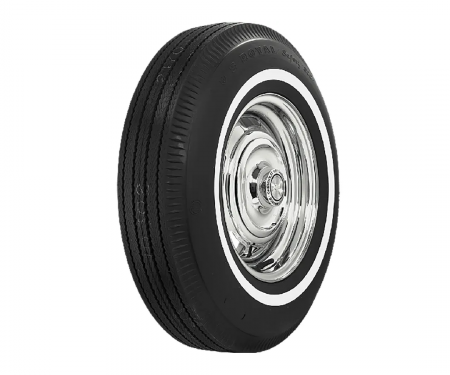 Corvette Tire, Us Royal 6.70X15 1 Inch Whitewall, 1962-1964