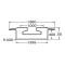 Race Ramps 8 VersaTie Recess-Mounted Track with Flanged Edge (Series 4) 240096