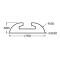 Race Ramps 4 VersaTie Surface-Mounted Track with Wide Contour Edge (Series 3) 230048