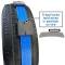 Race Ramps 2 x 10 Tire Block Strap Pack with VersaTie Track Ends - Black 511001