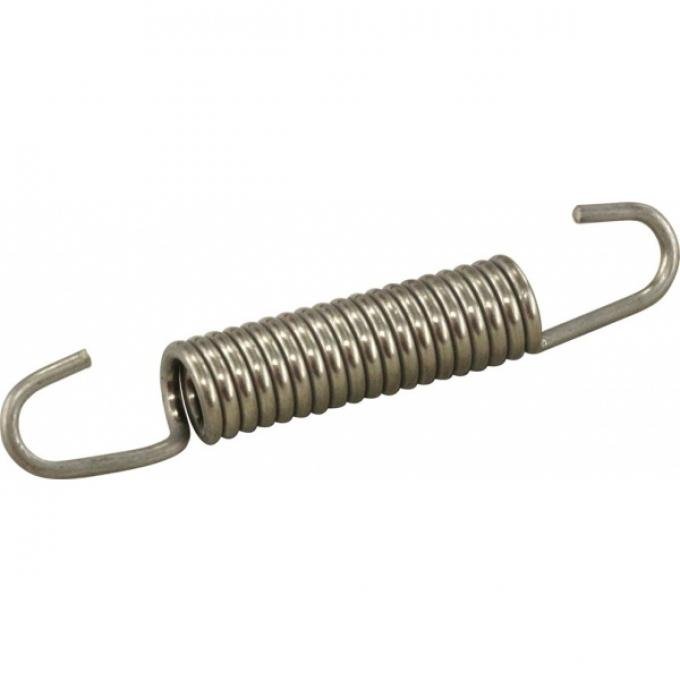 Corvette Park Brake Shoe Spring, Lower, Stainless Steel, 1965-1982