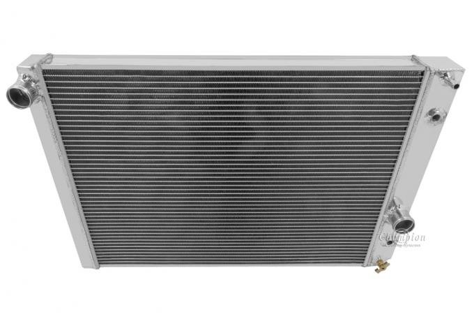 Champion Cooling 1989-1996 Chevrolet Corvette 2 Row All Aluminum Radiator Made With Aircraft Grade Aluminum EC1052