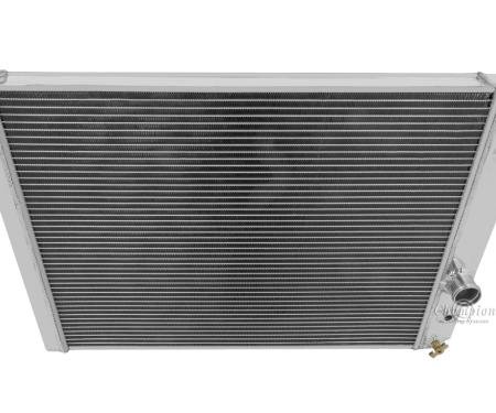 Champion Cooling 1989-1996 Chevrolet Corvette 2 Row All Aluminum Radiator Made With Aircraft Grade Aluminum EC1052