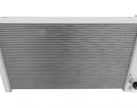 Champion Cooling 1973-1976 Chevrolet Corvette 3 Row All Aluminum Radiator Made With Aircraft Grade Aluminum CC478B BLEM