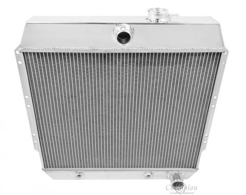 Champion Cooling 2 Row with 1" Tubes All Aluminum Radiator Made With Aircraft Grade Aluminum AE4954