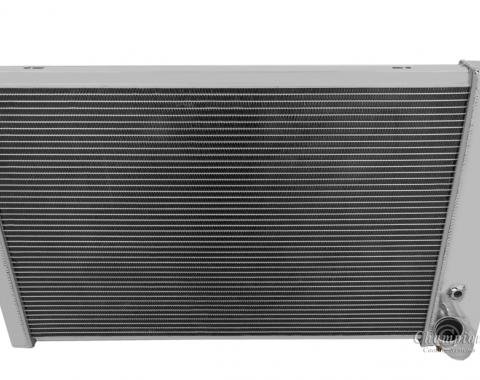 Champion Cooling 1969-1972 Chevrolet Corvette 3 Row All Aluminum Radiator Made With Aircraft Grade Aluminum CC1655