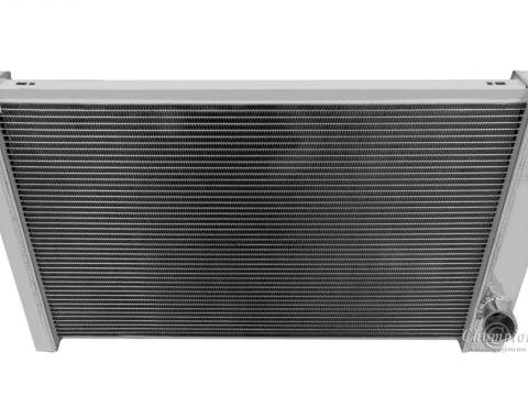 Champion Cooling 1969-1972 Chevrolet Corvette 3 Row All Aluminum Radiator Made With Aircraft Grade Aluminum CC1215