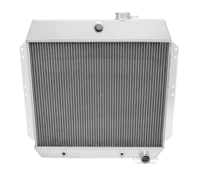 Champion Cooling 2 Row All Aluminum Radiator Made With Aircraft Grade Aluminum EC4954-6