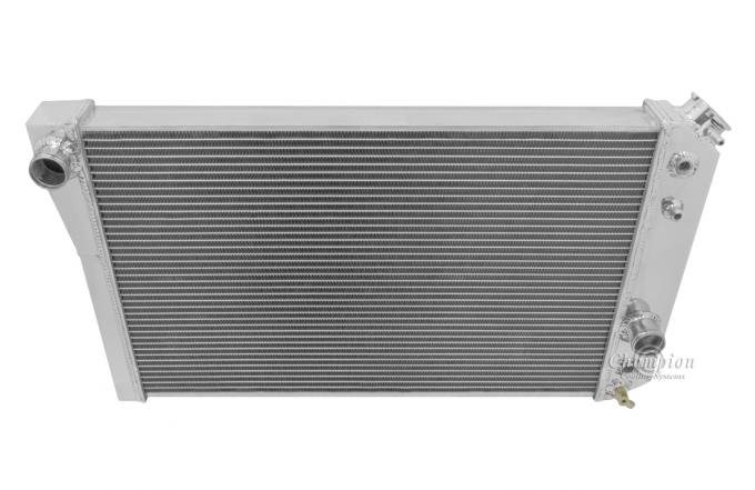 Champion Cooling 2 Row with 1" Tubes All Aluminum Radiator Made With Aircraft Grade Aluminum AE829
