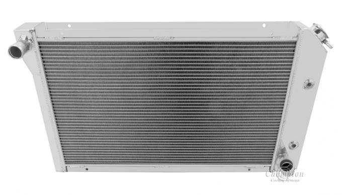 Champion Cooling 1977-1980 Chevrolet Corvette 2 Row All Aluminum Radiator Made With Aircraft Grade Aluminum EC718