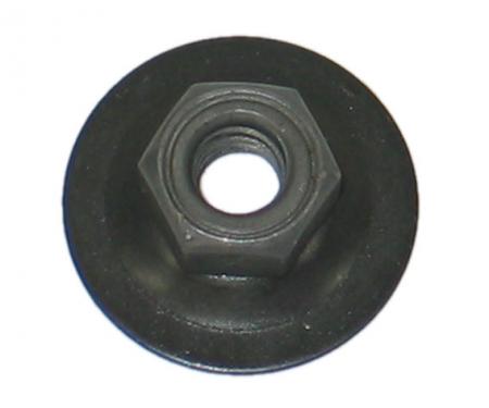 Corvette Door Glass Channel and Guide Roller Nut, 1969-1982