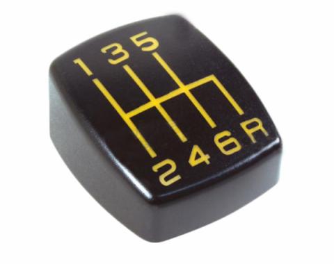 Corvette Shift Knob Button 6-Speed, 1990-1993