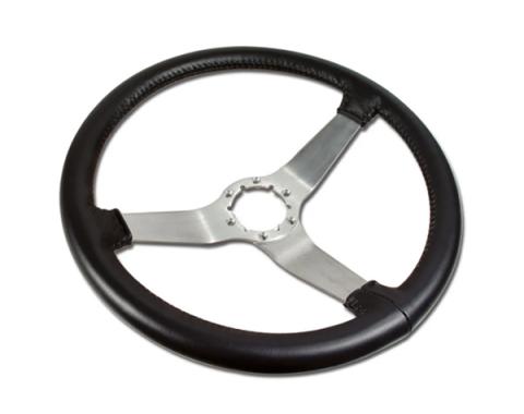 Corvette Steering Wheel, Black Reproduction Satin (20), 1977-1979