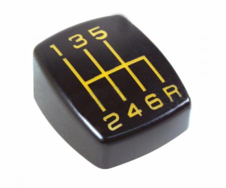 Corvette Shift Knob Button 6-Speed, 1990-1993