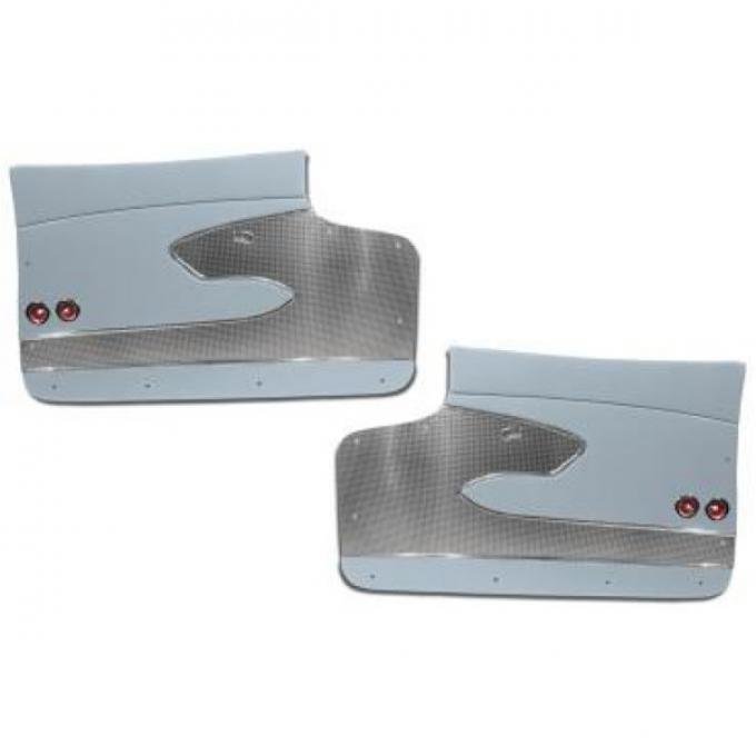 Corvette Door Panels, Deluxe, Blue (07), 1959