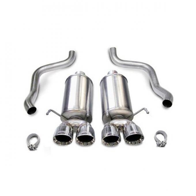 Corvette Corsa Exhaust System Sport, with 3.5" Pro Tips, 2005-2008