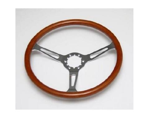 Corvette Steering Wheel, S6 Vintage Series Wood, 1963-1982