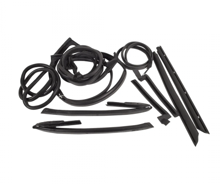 Corvette Weatherstrip Kit, Body Coupe 10 Piece, 1968