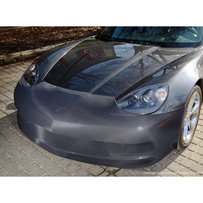 Corvette Front Bumper Mask, Black Z06, 2006-2010