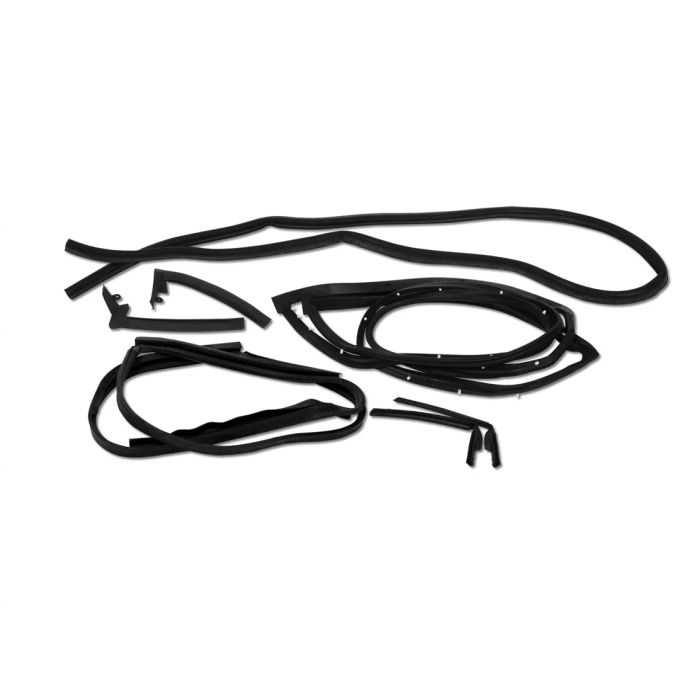 Corvette Weatherstrip Kit, Body Coupe 69E 10 Piece, 1969