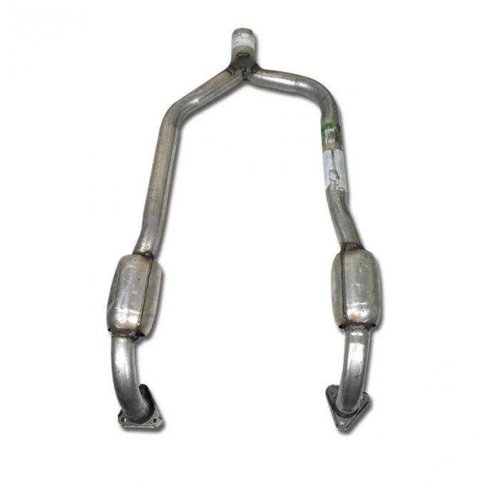 Corvette Exhaust Pipe, Frnt Y with Preconverter, 1986-1990