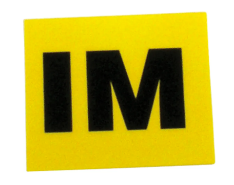 Corvette Decal. Valve Cover Engine Code-IM, 1966-1968