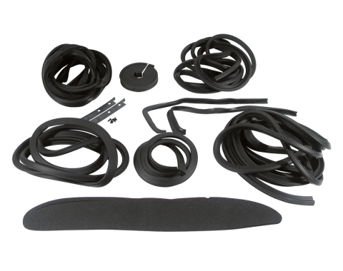 Corvette Weatherstrip Kit, Body 16 Piece, 1956-1957